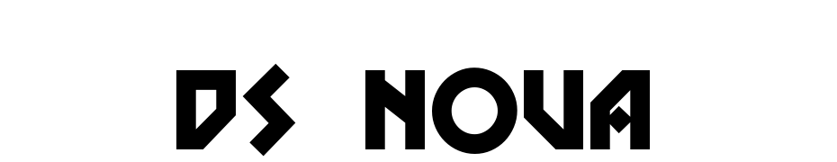 DS Nova Black Font Download Free